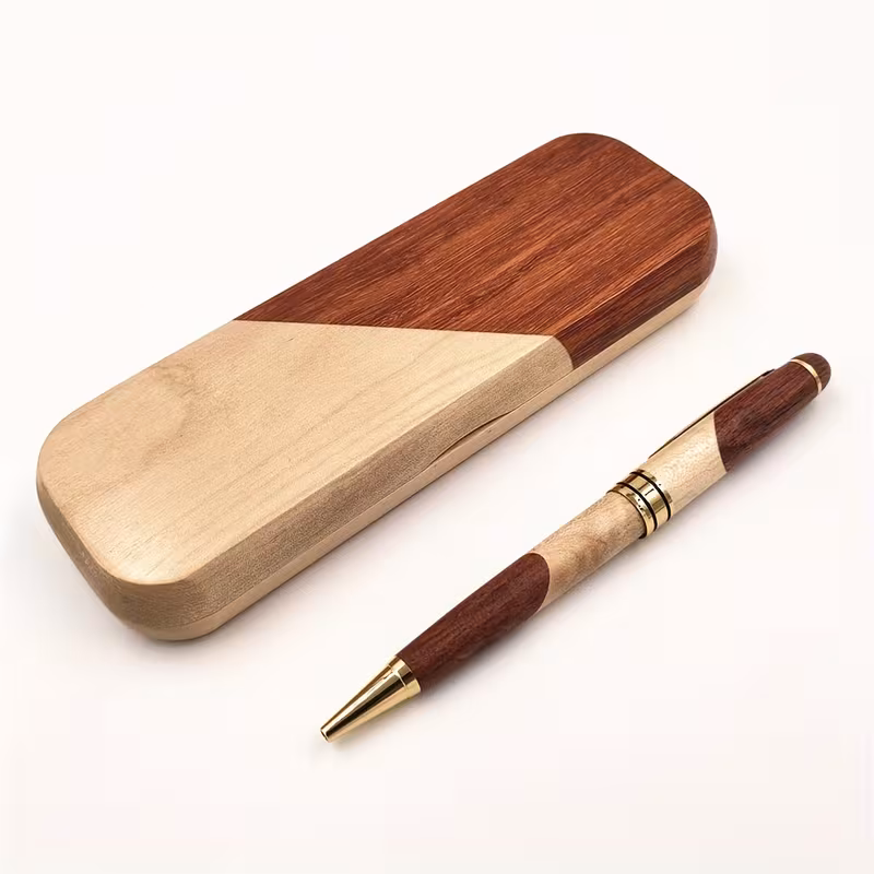 Set Luxury Wooden Pen Gift Box